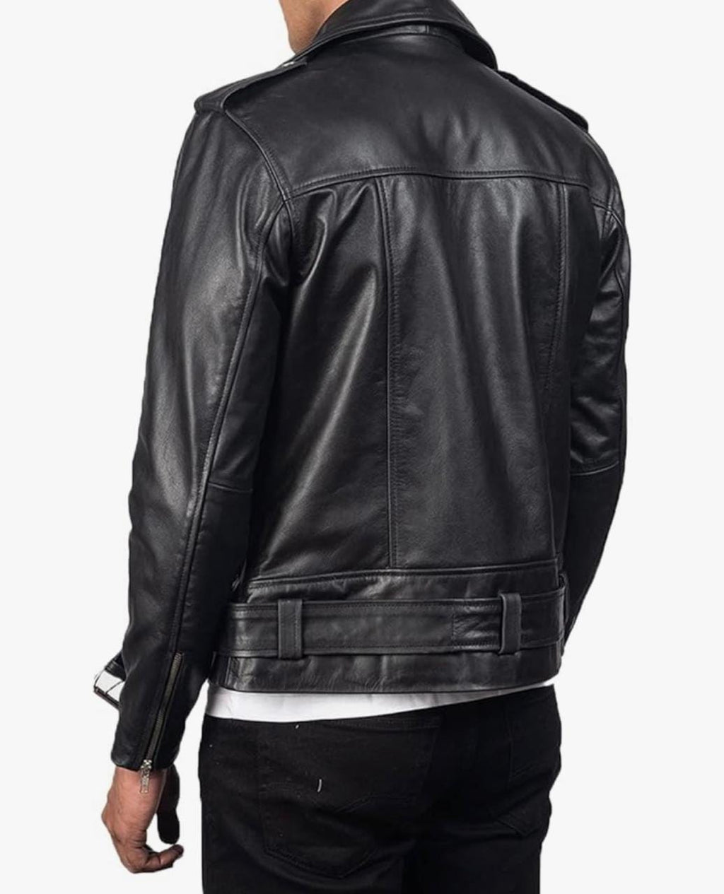 Men's Asymmetrical Biker Jacket