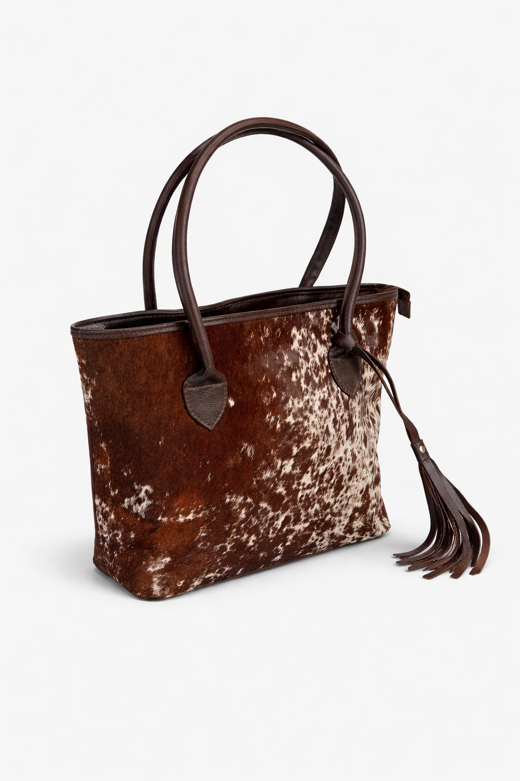 Hair-On Hide Leather Carryall