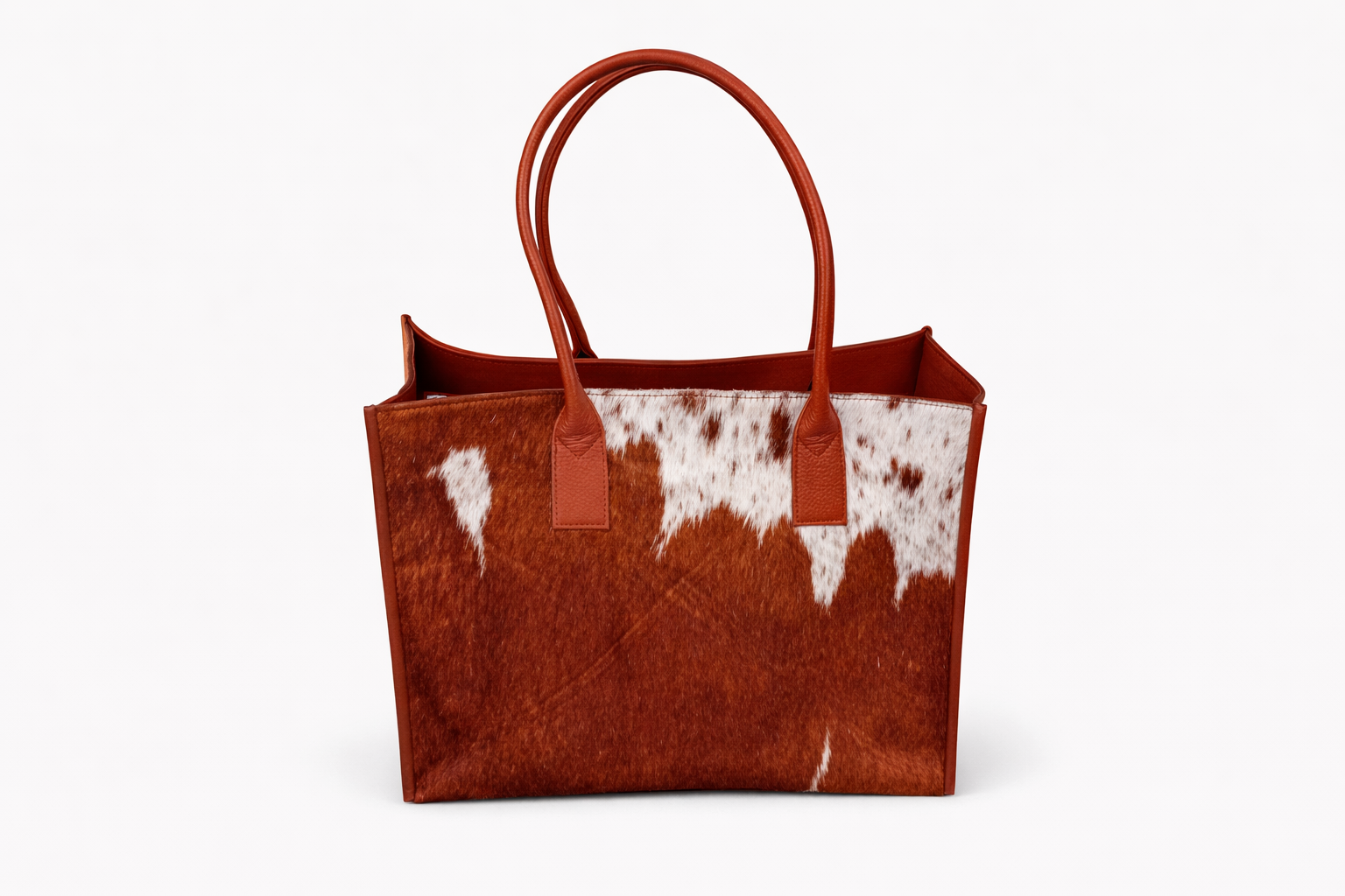 Hair-On Hide Leather Carryall