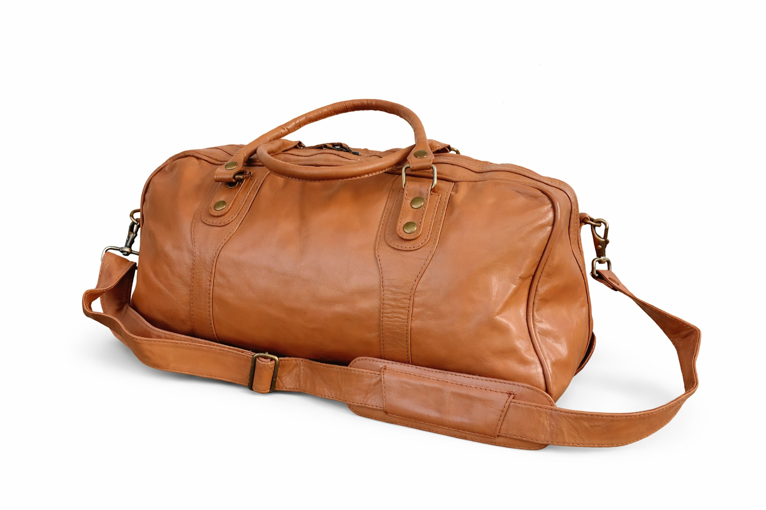 Leather Weekender Bag