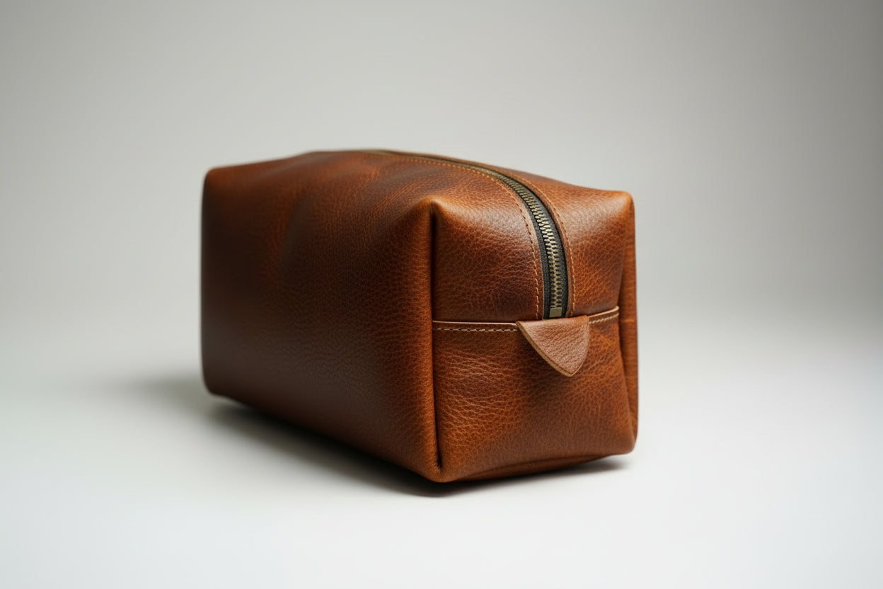 Bison Heritage Leather Dopp Bag