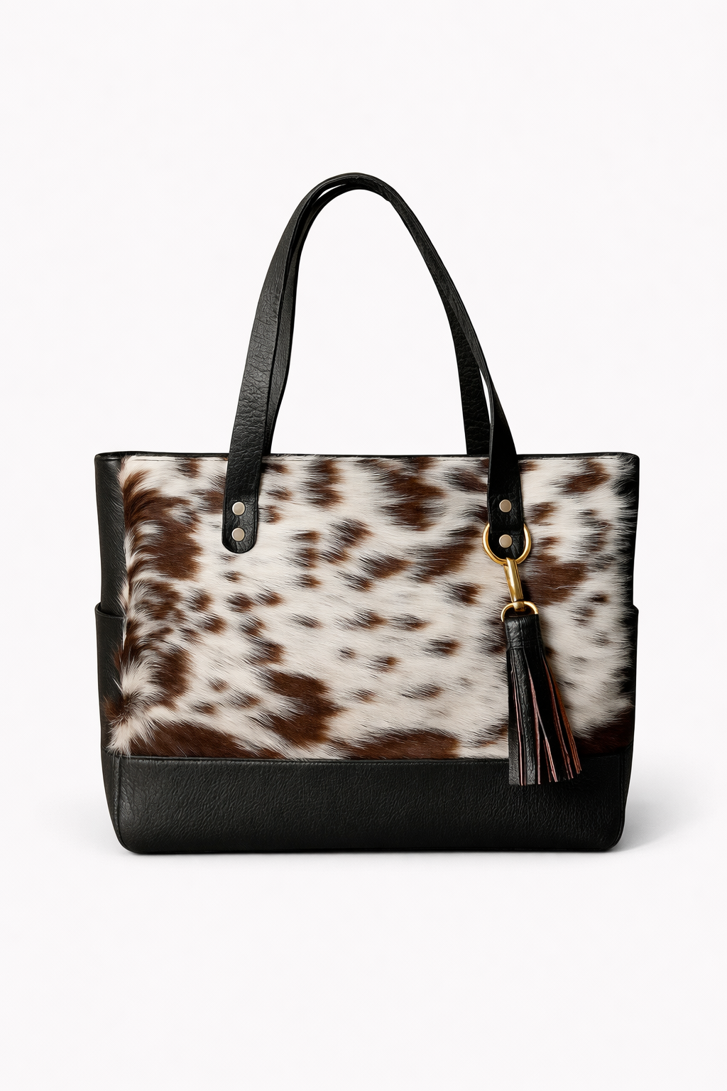 Hair-On Hide Leather Carryall