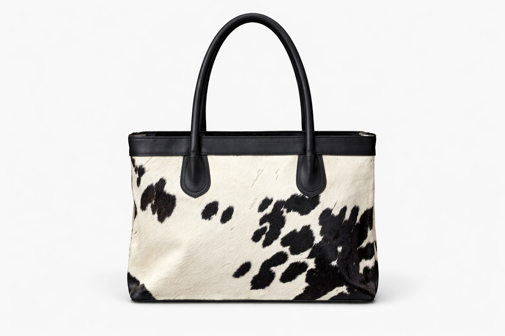 Hair-On Hide Leather Carryall