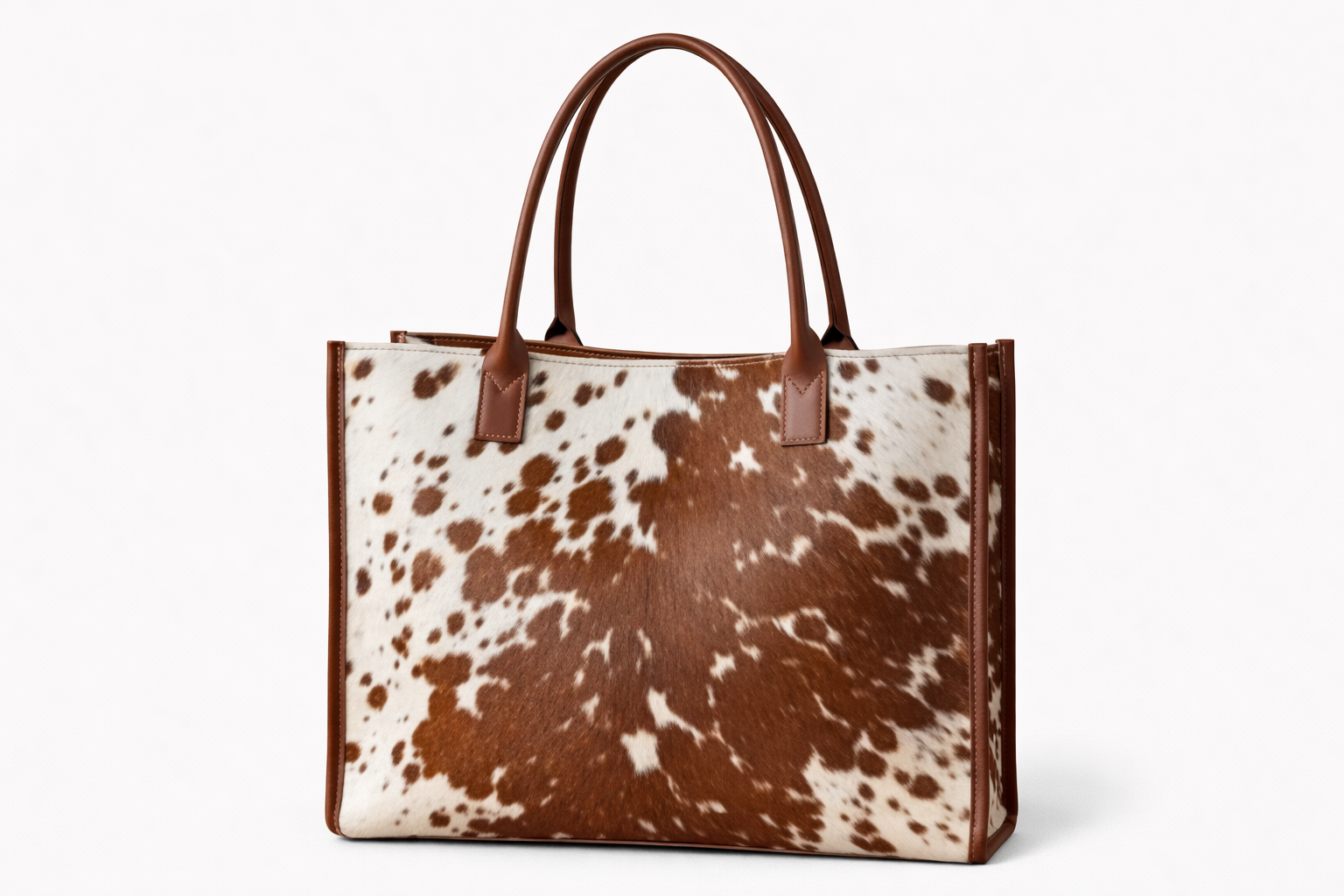 Hair-On Hide Leather Carryall
