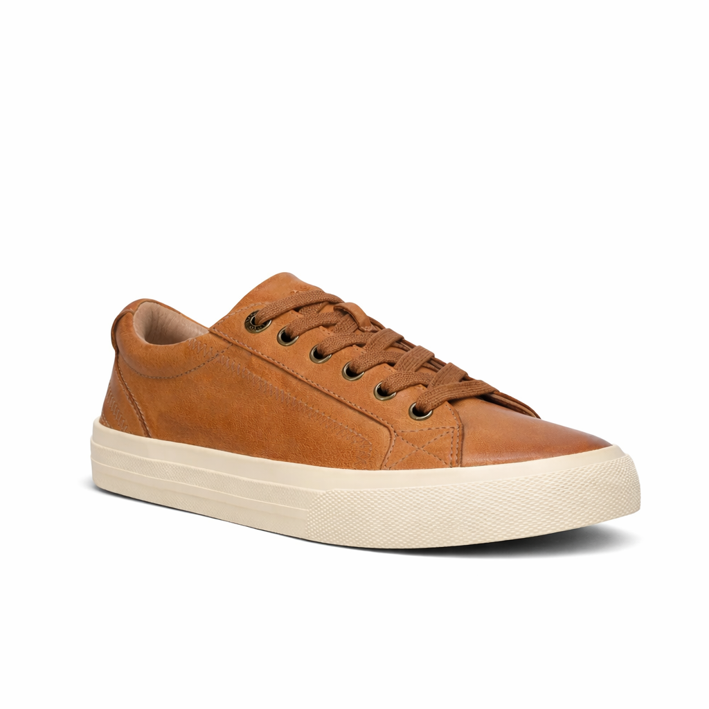Women's Leather Low-Top Sneakers