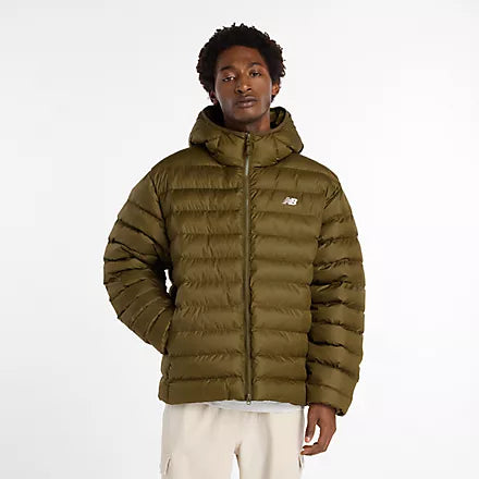 Men's Green Puffer Jacket
